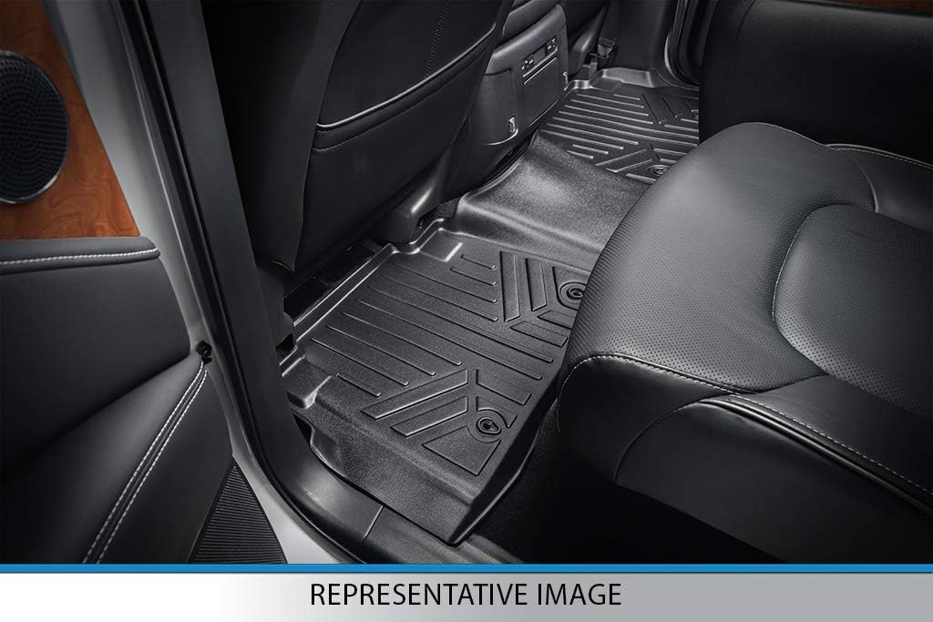 Custom 2 Row Black Floor Mats Liner Set Q87898