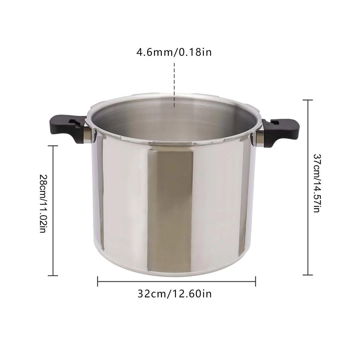 22L Thickened Explosion-proof Pressure Cooker J7788