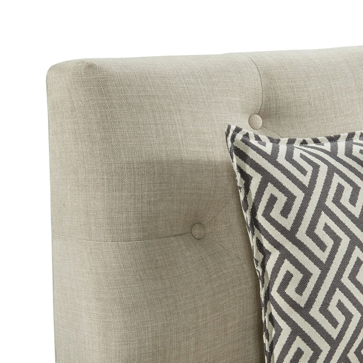 Beige Sofa with Seven Pillows B519