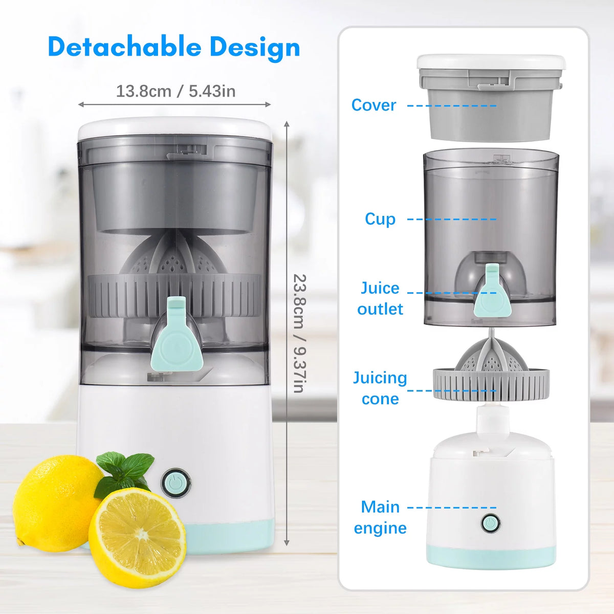 Hands Free Electric Citrus Juicer B557