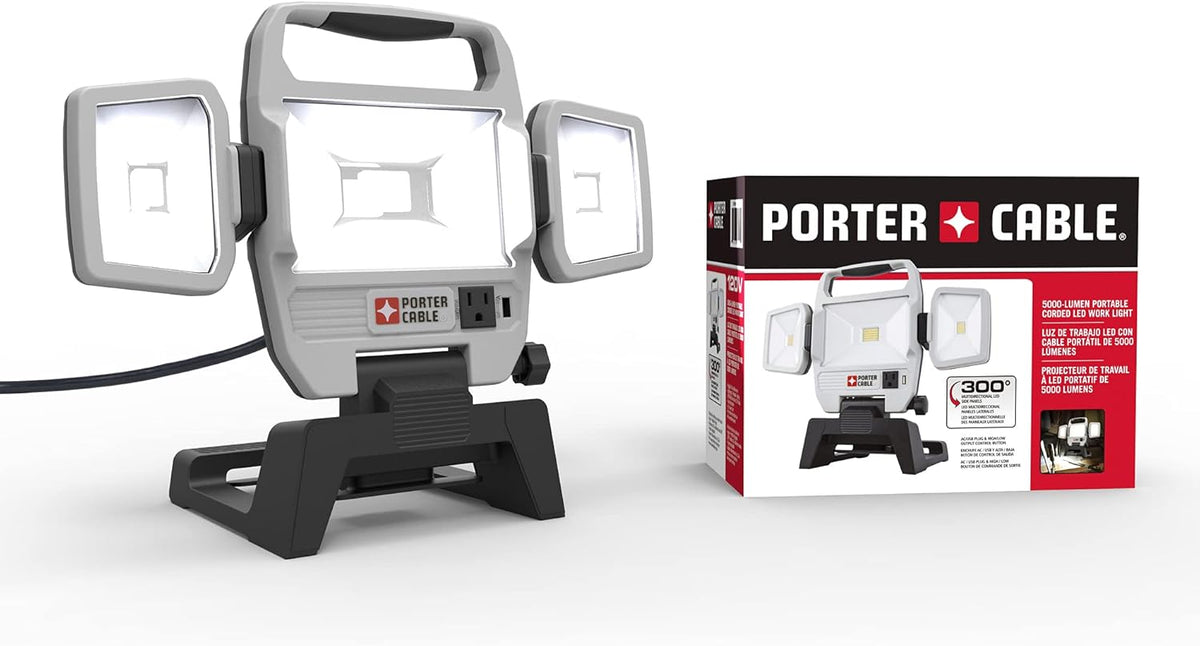 30W 3000-Lumen Rechargeable LED Work Light E11690