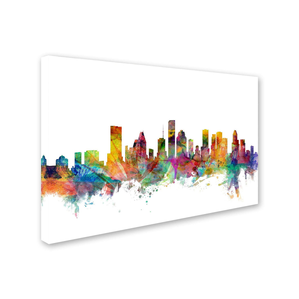 Houston Texas Skyline Canvas Art A46956