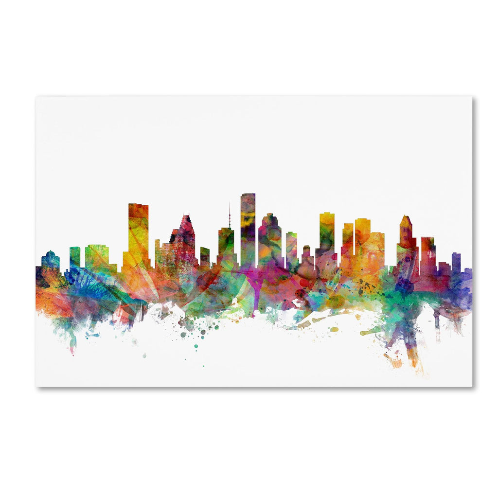Houston Texas Skyline Canvas Art A46956