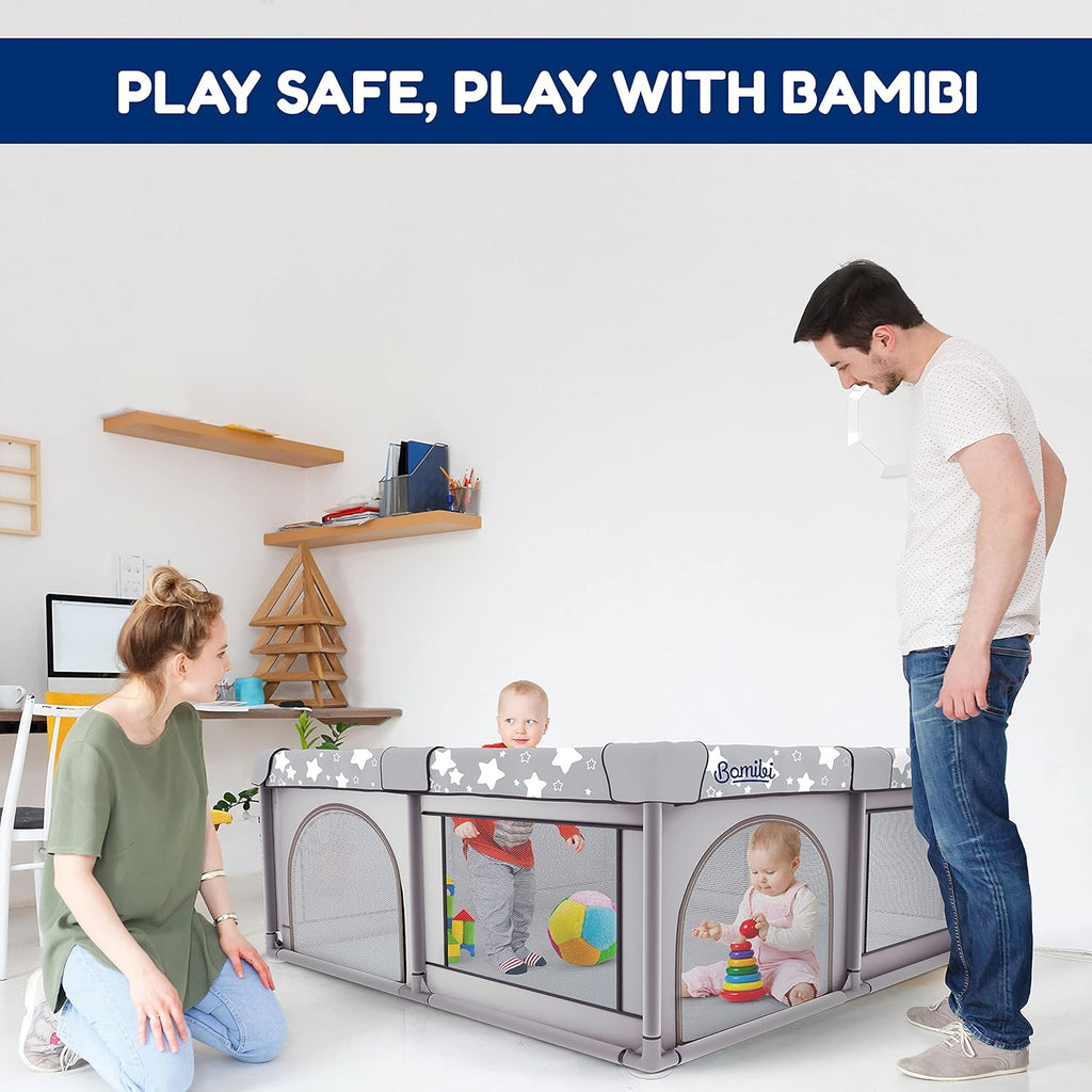 X-Large Foldable Portable Baby Playpen with Carry-Case U157085