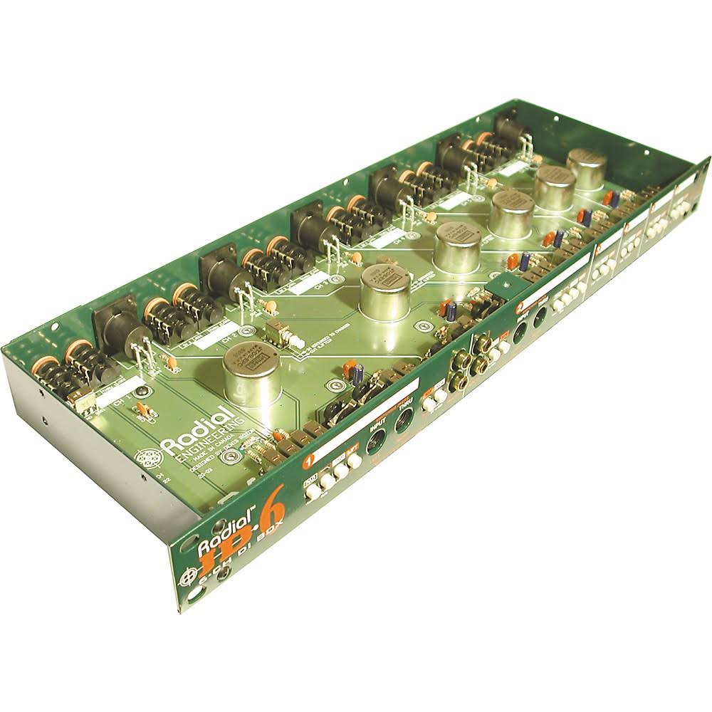 6-Channel Rackmount Passive Direct Box U5656