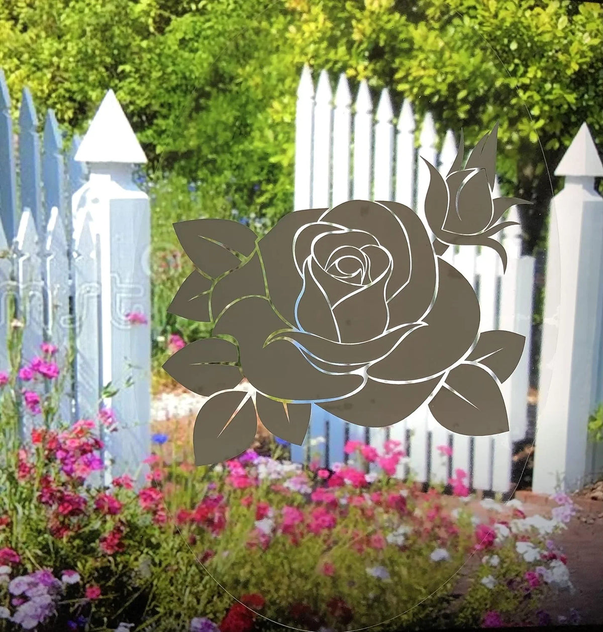 Decorative Window Vinyl Glass Cling Decal 8” X 12” M82172