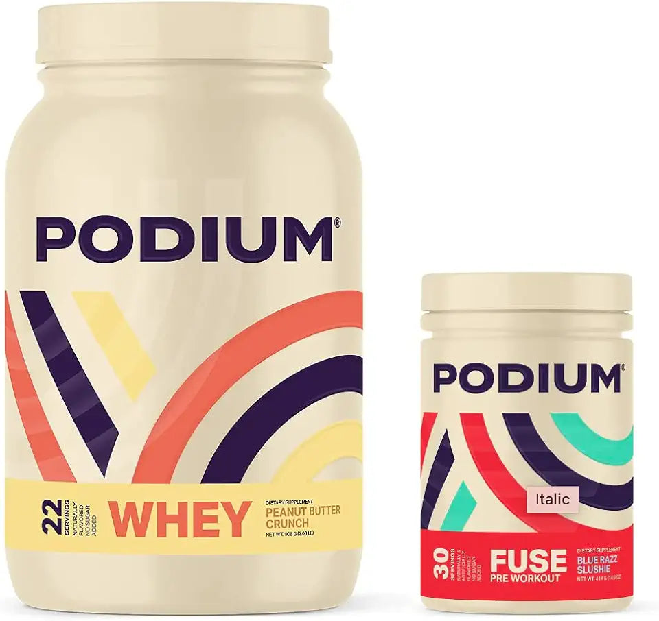 Pre Workout and Whey Protein Powder Bundle P1876