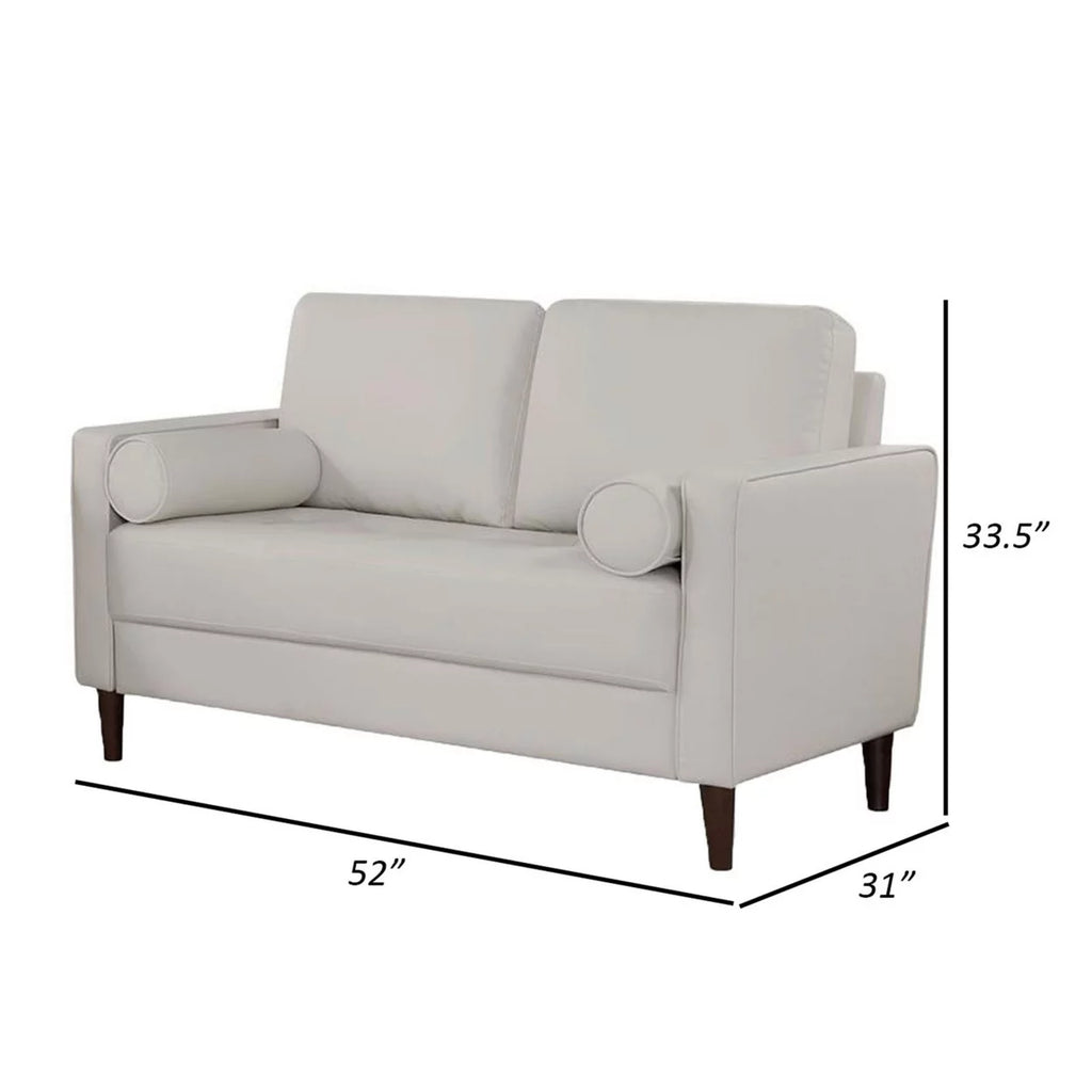 Off White Loveseat I5181