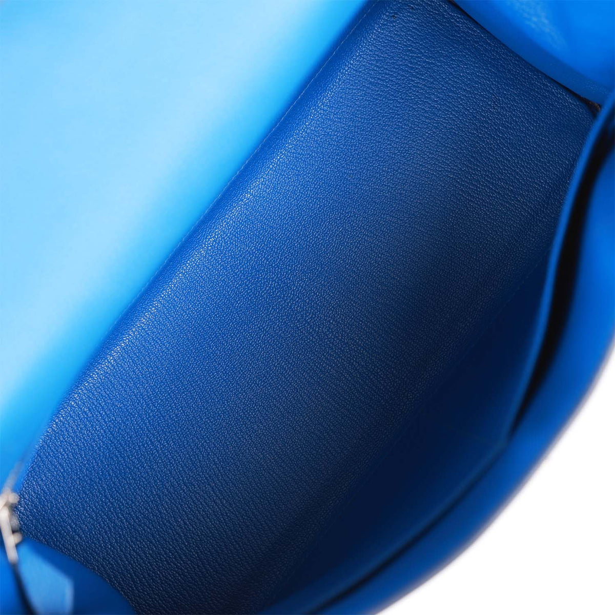 Bleu France Togo Palladium Hardware Handbag D969