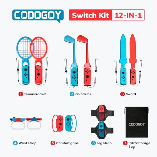 12 in 1 Switch Sports Accessories Bundle K515893