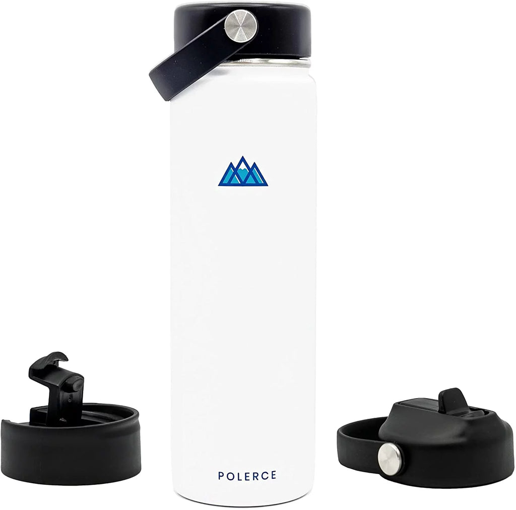 Vacuum Insulated Stainless Steel Flask 21 Fl Oz White P188785