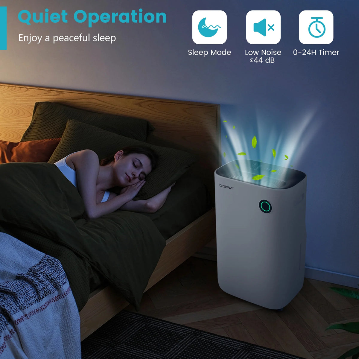 4500 Sq. Ft 73-Pint Dehumidifier with 5 Modes Q267460