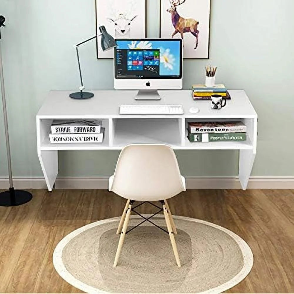 Wall Mounted Desk with 3 Shelves O41630