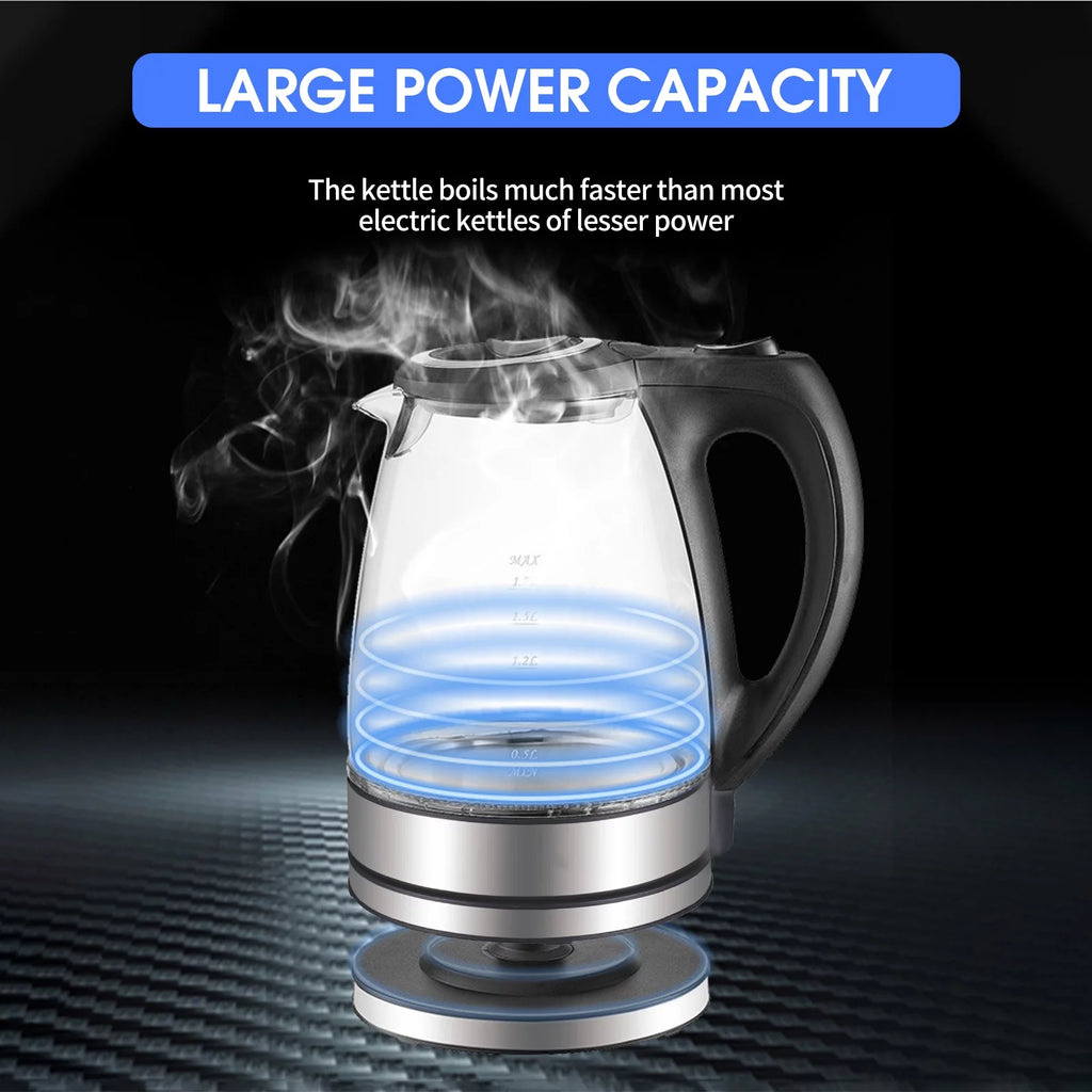 1.7L 1500W Glass Electric Kettle O13552