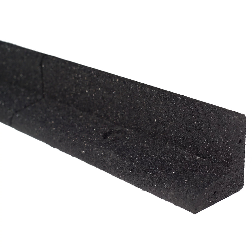 Black Rubber No Dig Landscape Garden Border Edging Pack 6 O85875