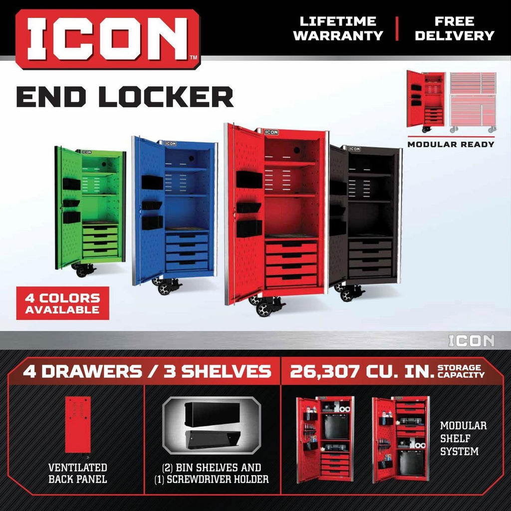 28 in. End Locker L7458