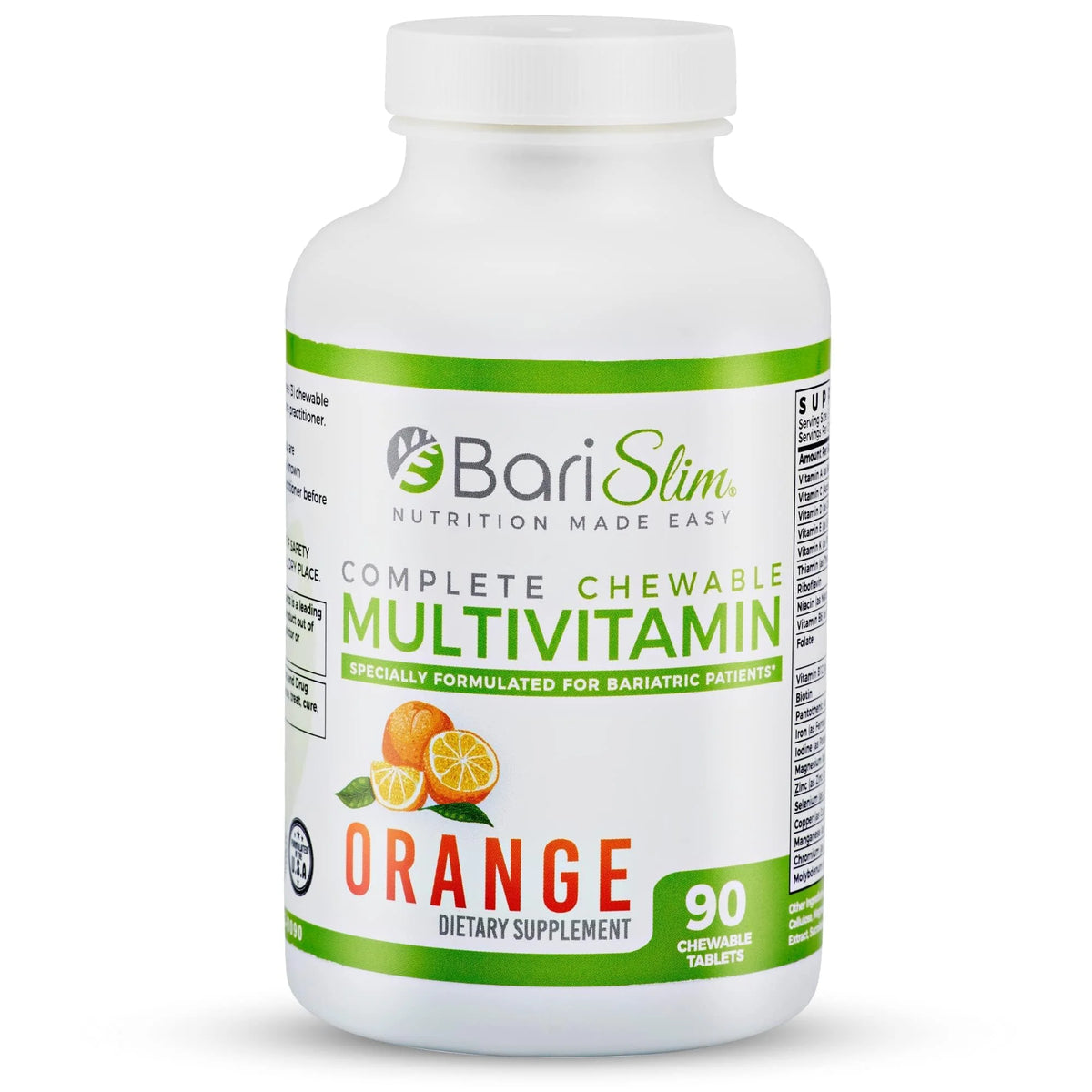 Chewable Bariatric Multivitamin Tablets with 45 mg Iron K598508