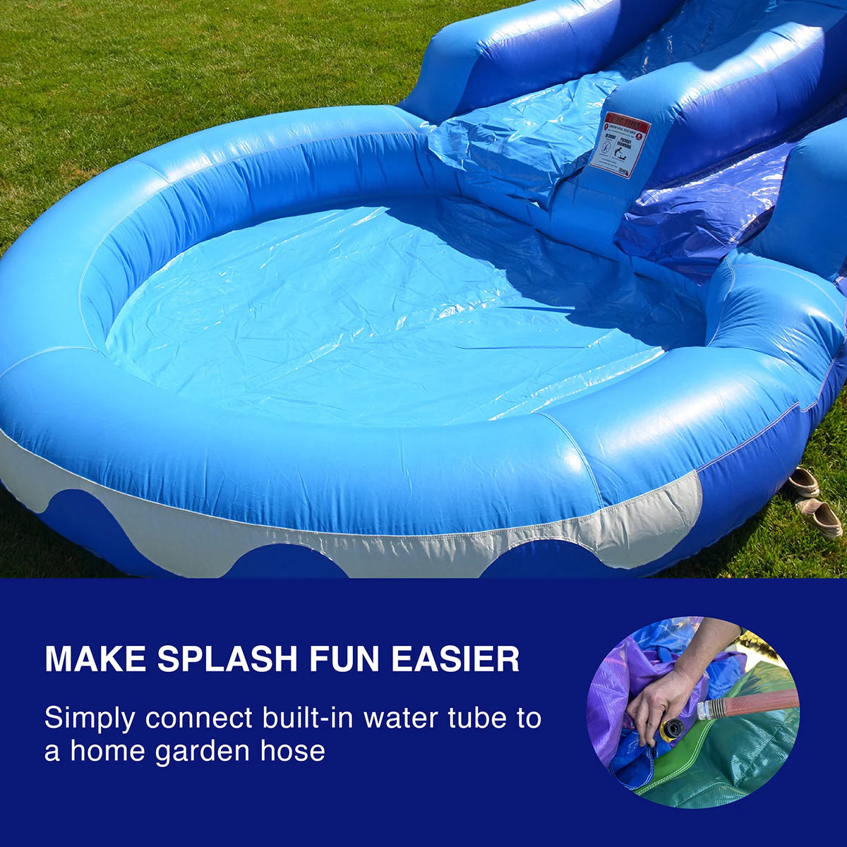 Dolphin Commercial Grade Water Slide with Pool Z800