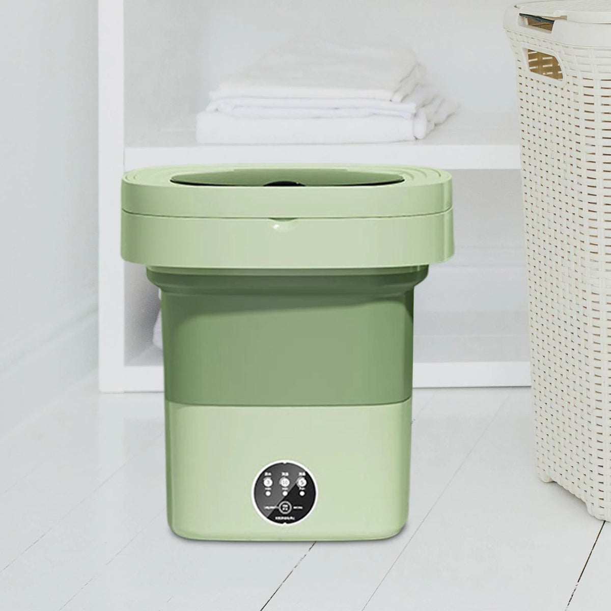 Portable Folding Washing Machine 8L Green S426