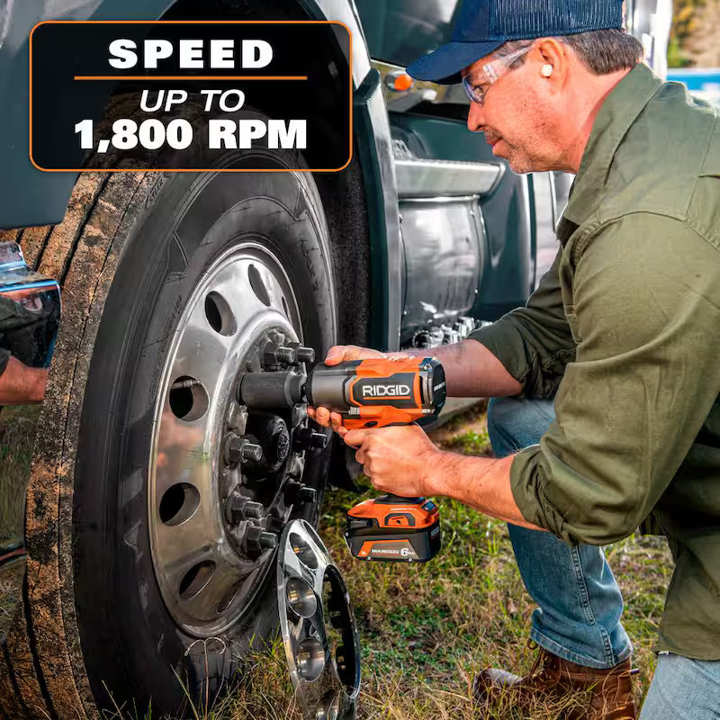 18V Brushless Cordless 1/2 in. High-Torque Impact Wrench Kit J40488