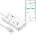 Smart Power Strip with 4 USB Charging Ports 4 AC Plugs V467012