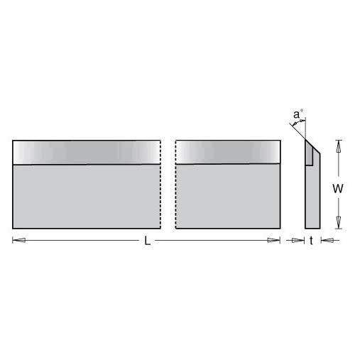 Carbide Tipped 45 Deg Cut Angle P280