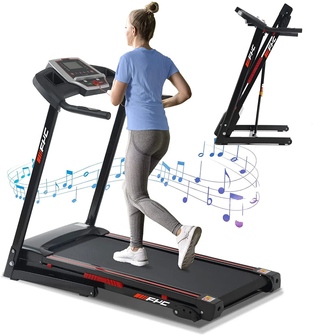 3.5HP Foldable Electric Treadmill with Incline Q230425