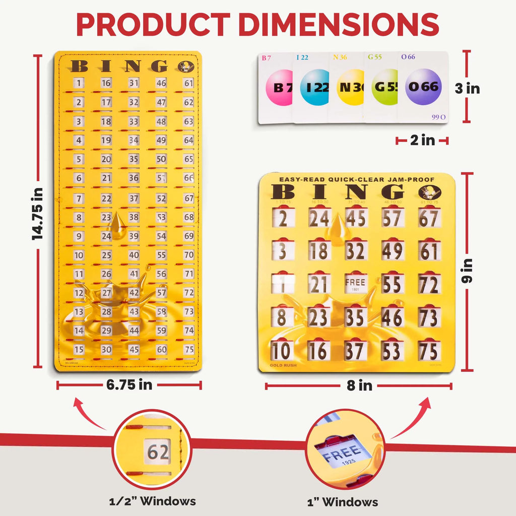 Bingo Cards with Sliding Windows O613