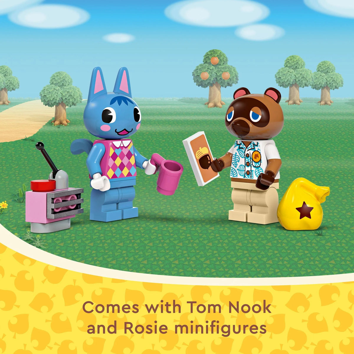 Animal Crossing Buildable Video Game Toy with 2 Figures C774