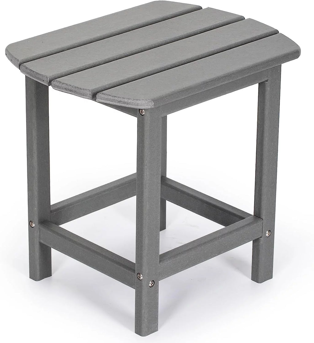 White HDPE Outdoor Side Table B6173