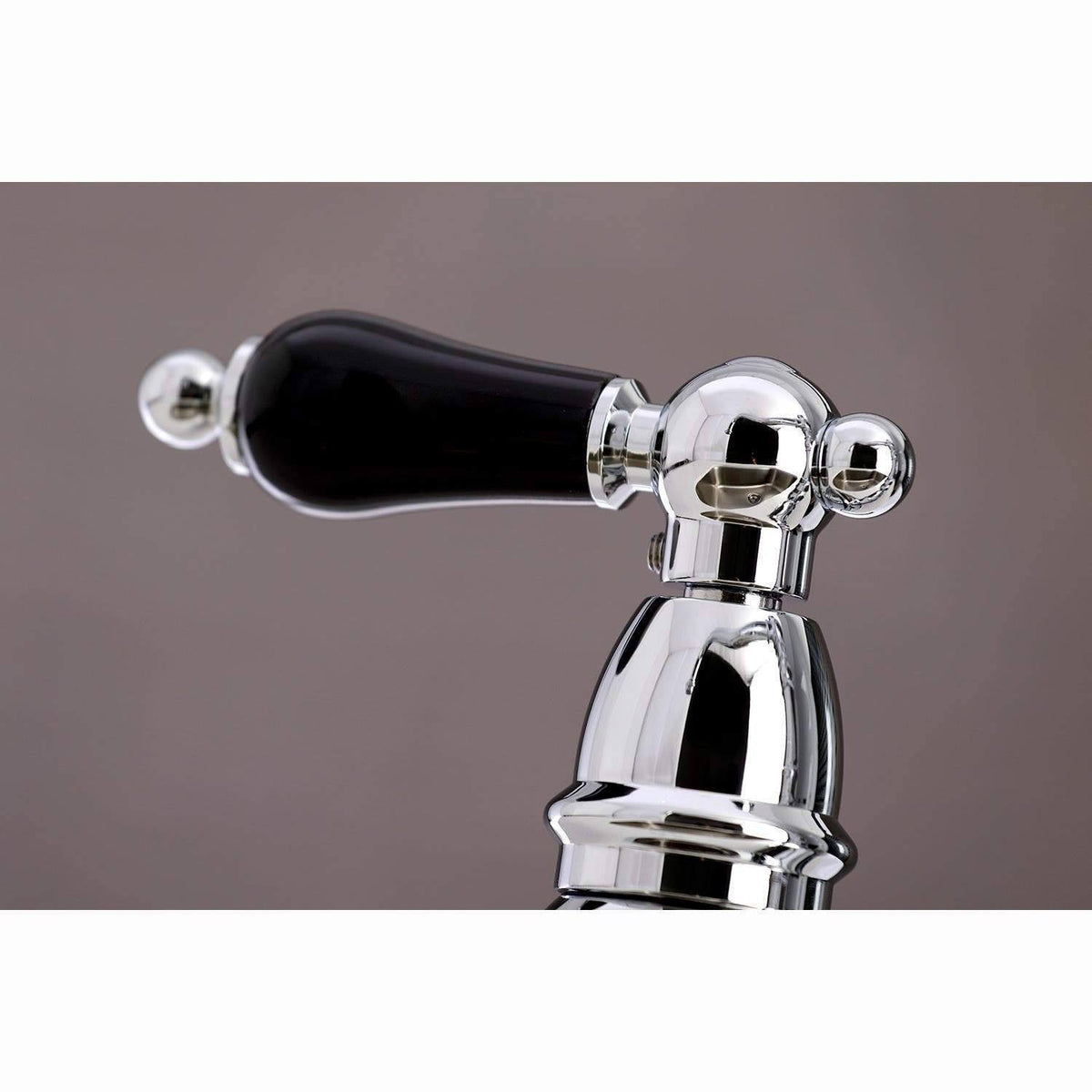 Bridge Kitchen Faucet with Brass Sprayer Matte Black F5117