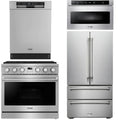 36 Gas Range, Refrigerator, Dishwasher and Microwave B222