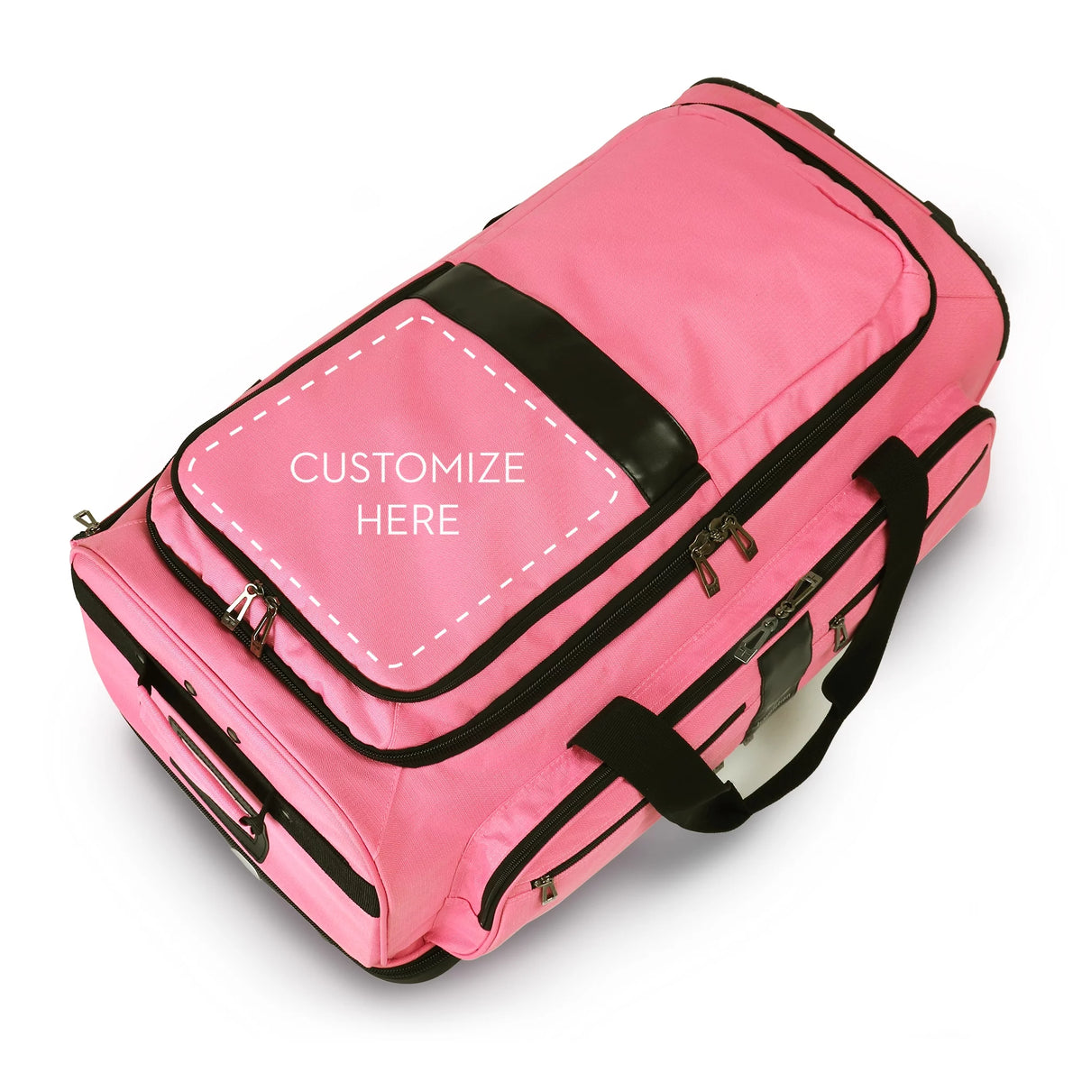 Pink/Black 28 inch Collapsible Duffel with Wheels H699983