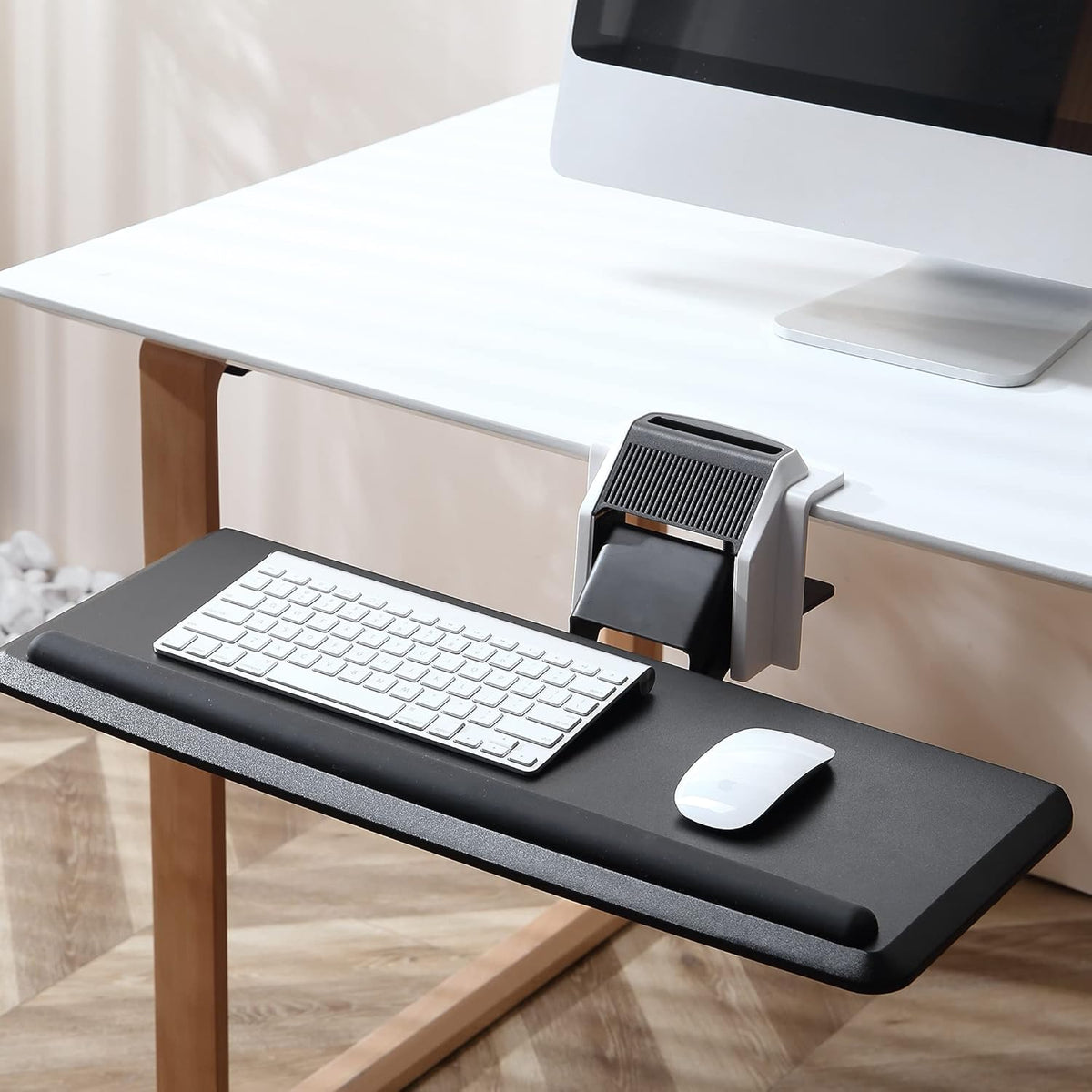 Adjustable Keyboard Tray with C Clamp Mount X300