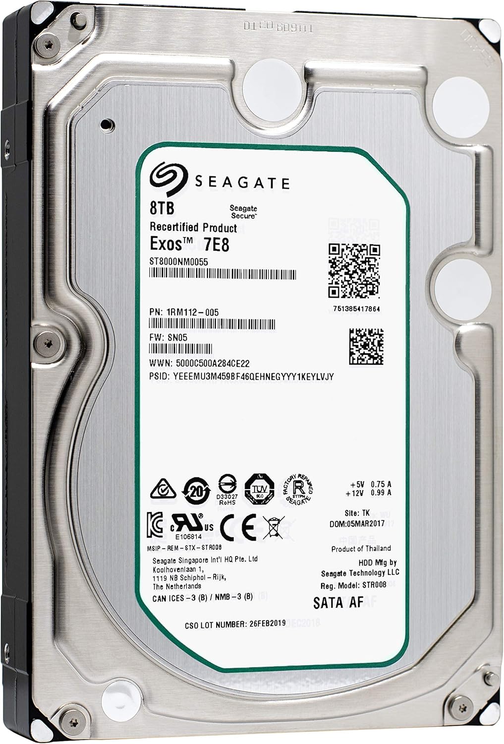 8TB 3.5-Inch Enterprise Hard Drive Z151318