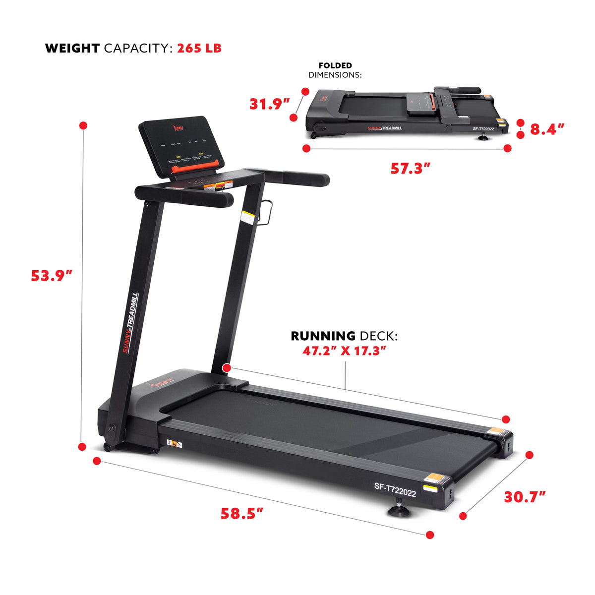 Folding Treadmill with Auto Incline I408
