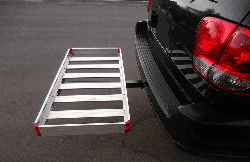Aluminum Hitch Mount Cargo Carrier 500 lb Capacity T416838