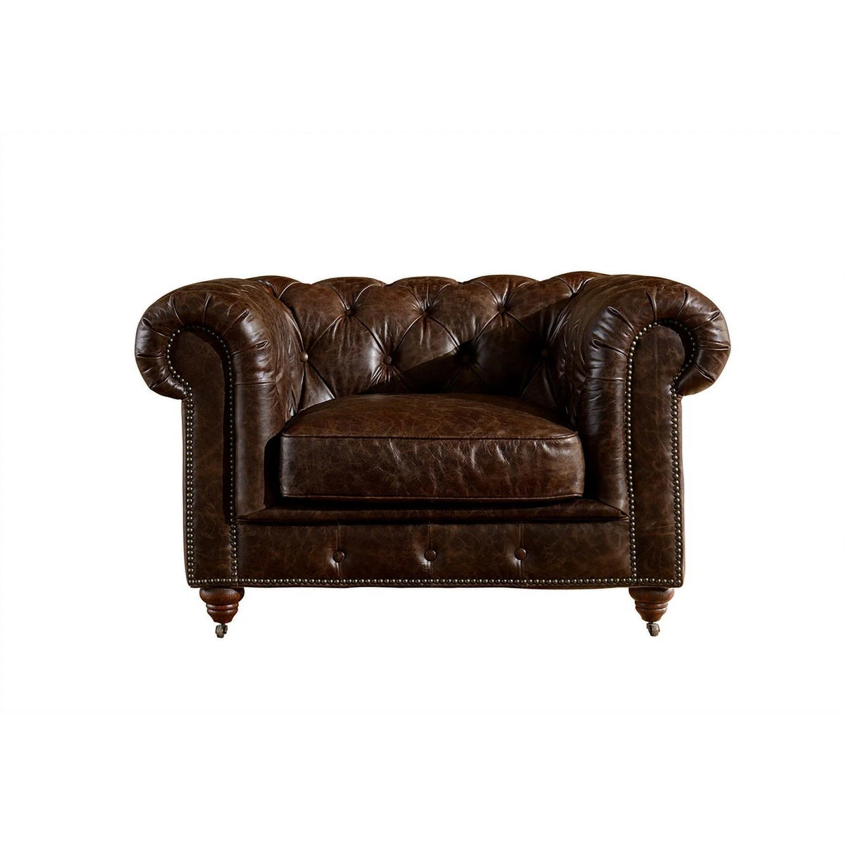 47" Brown Leather Sofa B446833