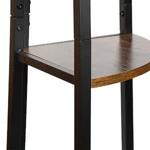 65 Inch Brown 5-Tier Corner Shelf Y2533