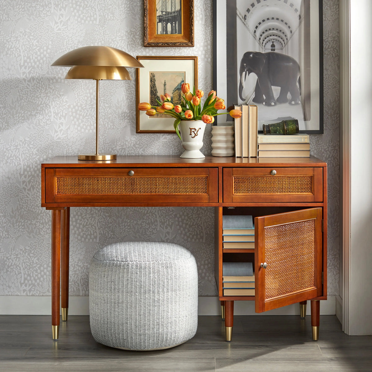Cane Front Desk D554725