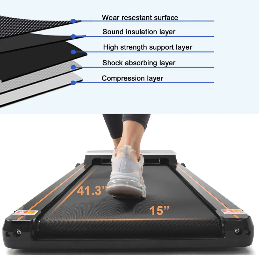 2.5HP Slim Under Desk Electric Treadmill N1976