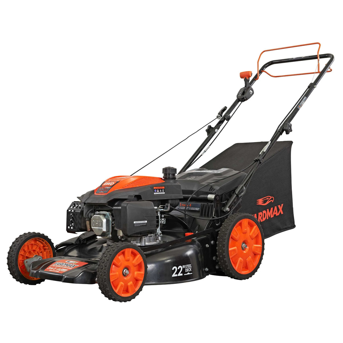 22 in. 201cc 6 Speed 3-in-1 Gas Self Propelled Lawn Mower N5097