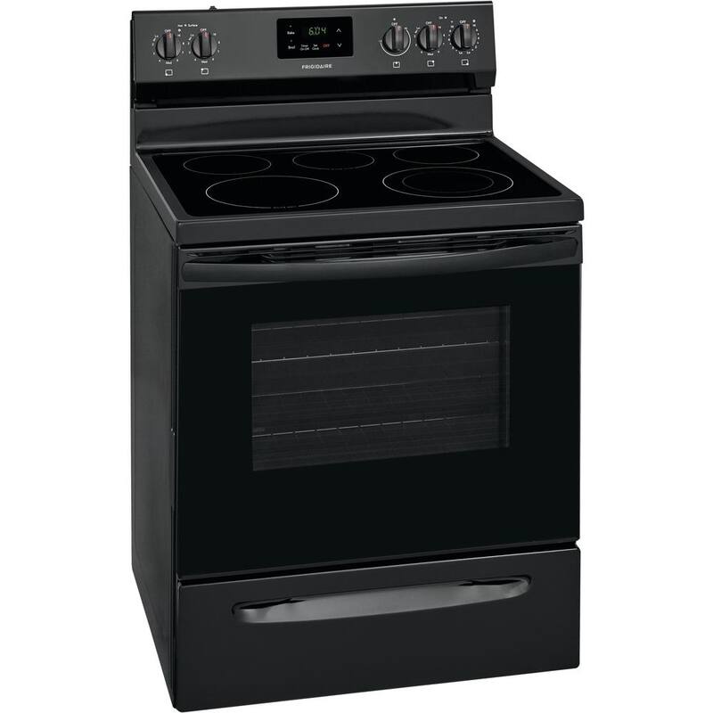 Electric Range with Manual Clean in Black R587