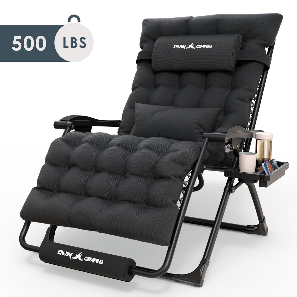 Oversized Zero Gravity Chair Set of 1 Black C603816