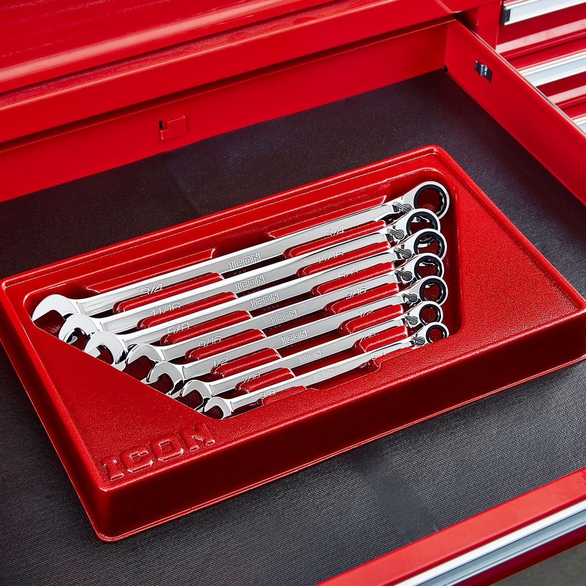 SAE Ratcheting Combination Wrench Set, 7-Piece E640
