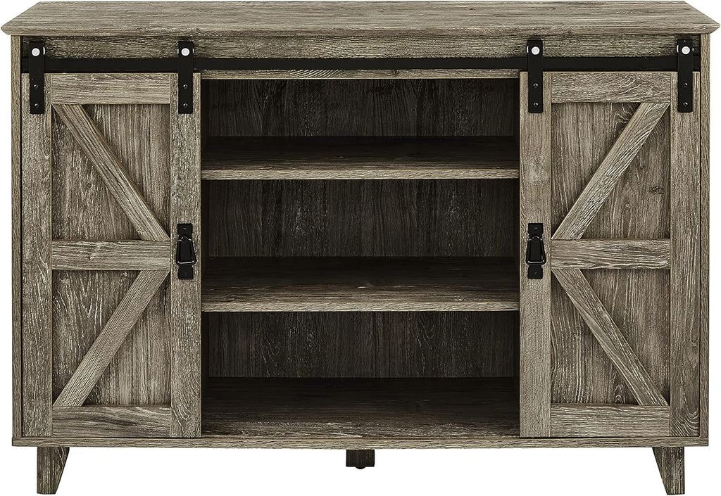 50 inch Sideboard Buffet with Sliding Barn Doors R17147