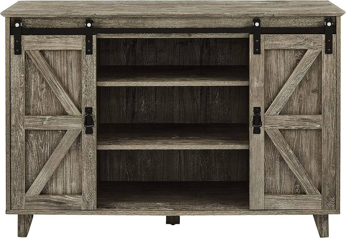 50 inch Sideboard Buffet with Sliding Barn Doors R17147