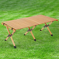 4ft Foldable Wooden Picnic Table with Carry Bag U340063