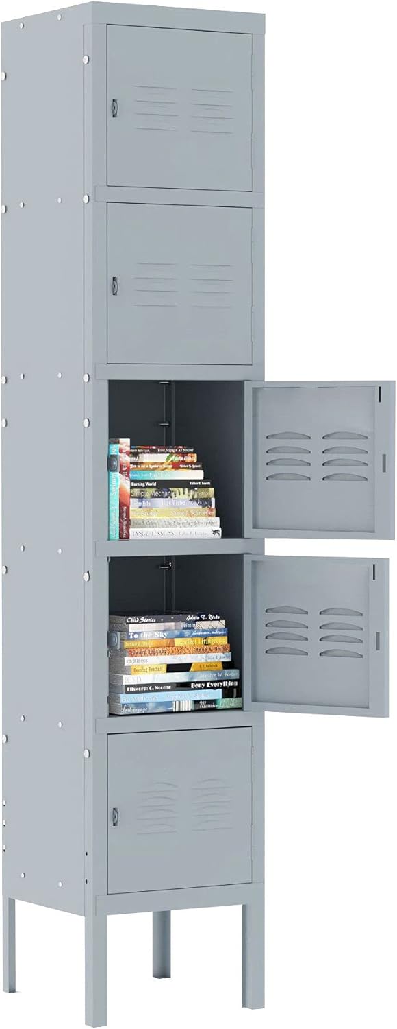 Metal Locker Cabinet with 5 Doors B832
