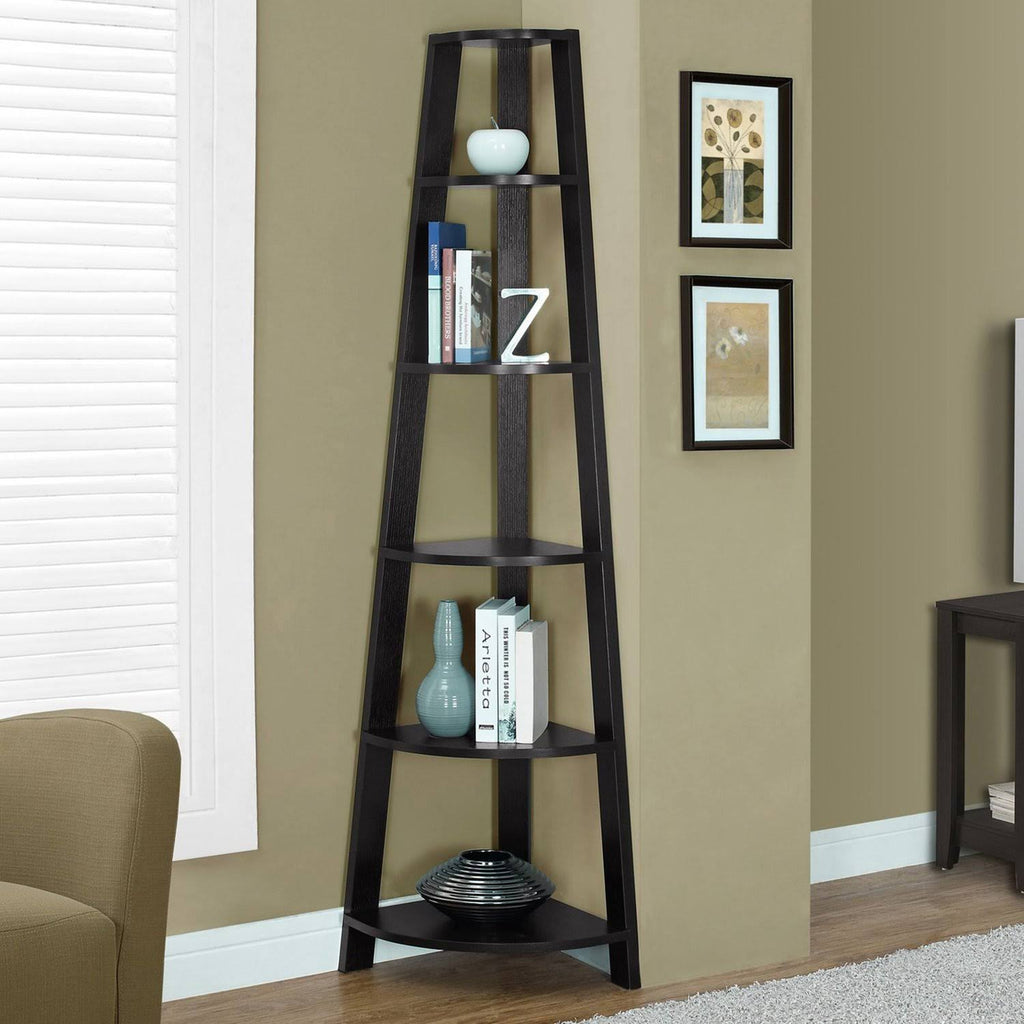 Cappuccino Particle Board Bookshelf A5648